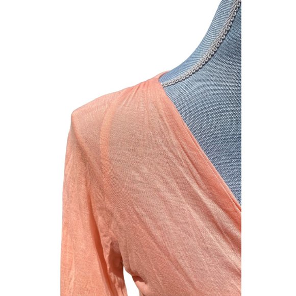 Beautiful And Soft Andy The-Anh Women Peach Blouse 100% Viscose - Picture 6 of 7